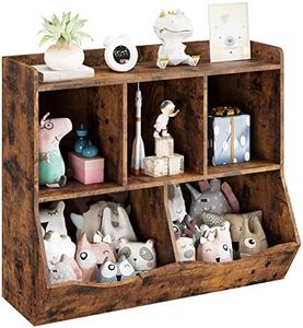 Amyove Kids Bookshelf and Bookcase Toy Storage Multi Shelf with Cubby Organizer Cabinet for Boys Girls,for Children Playroom Hallway Kindergarten School