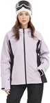 Snowverb Womens Mens Warm Skiing Jacket Snowboard Coat Insulated Waterproof Snowboarding Mountain Snow Ski Jackets with Hood (AU, Alpha, X-Large, Regular, Regular, Lavender Purple)