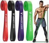 LEEKEY Resistance Bands, Exercise Bands Pull Up Assist Bands - Workout Bands Set - Mobility Band Powerlifting Bands for Men and Women Fitness Training, Physical Therapy,Home Workouts