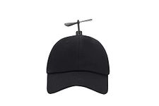 GEANBAYE Classical Low Profile Plan Blank 100% Cotton Dad Hats Baseball Caps for Man and Women (Black)