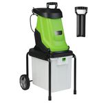 TANGZON 2800W/3000W Garden Shredder, Electric Wood Chipper with 45mm Cutting Diameter, 4500rpm Speed, SK5 Dual-sided Blades & 50L Collection Bin, Garden Mulcher for Branches (2800W, 56x44x94cm)