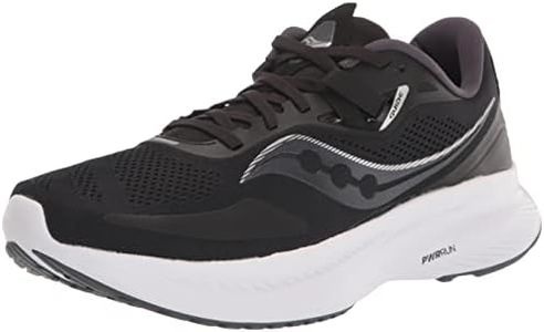 Saucony Guide 15, Zapatillas para Correr Hombre, Black/White, 43 EU