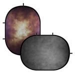 Selens Collapsible Backdrop 2 in 1 Brown&Gray Pop Up Photo Backdrops for Headshot Session, Video,Live Stream,55.12 * 78.75inches