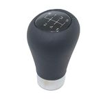 Pursuestar Black Genuine Leather 6 Speed Manual Short Shift Knob for BMW 1 3 5 6 Series E30 E32 E34 E36 E38 E39 E46 E53 E60 E63 E83 E84 E90 E91 E92