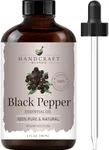 Black Pepper Essential Oil - Huge 4 Fl Oz - 100% Pure and Natural - Premium Grade Essential Oil for Diffuser and Aromatherapy