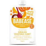 Babease Premium Organic Stage 2 Keralan Vegetable Curry, Weaning 7 Months+ Natural Baby Food Pouches, Dairy & Gluten Free, Pack of 6 x 130g