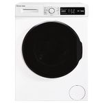 Russell Hobbs Freestanding Washing Machine, 8kg Capacity, 1400 rpm, 15 Programmes, Eco Technology, Rapid Wash Cycles, White, RH814W111W