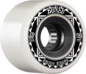 Bones Wheels ATF Rough Riders Runners Skateboard Wheels, White, 59 mm