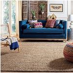 Safavieh Natural Fiber Collection NF447A Hand Woven Natural Jute Square Area Rug (8' Square)