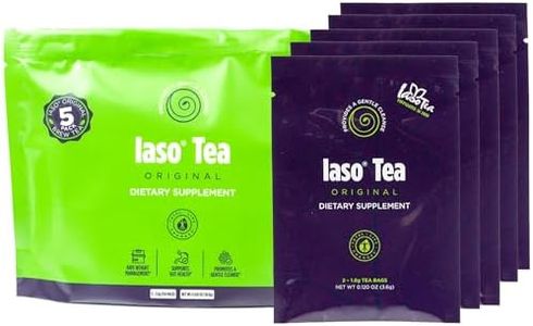 Iaso Brewed Tea (Original) - TLC Cleansing Tea & Refreshing Drink Formula for Balanced Lifestyle - 10 Convenient Sachets (5 Packs)