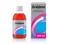 Oraldene Mouthwash | Use at First Sign of Sore Throat | Medicated Mouthwash - Sore Throat Treatment for Adults | 200ml