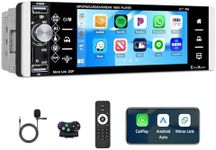 Single Din Car Radio with Carplay A