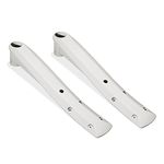 2 Pack 160-0001PG Replacement Deck Support for Biltmor Above Ground Pool Step White