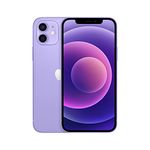 Apple iPhone 12, 64GB, Purple (Renewed)