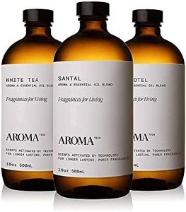 AromaTech Santal, The Hotel, White Tea Aroma Oil Bundle for Scent Diffusers - 500 Milliliter