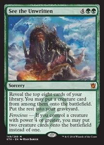 Magic The Gathering - See The Unwritten (149/269) - Khans of Tarkir