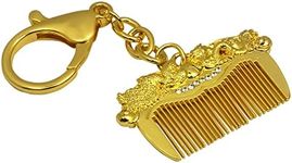 fengshuisale Dragon and Phoenix Keychain Happy Marriage Comb Keychain Unisex w5274