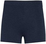 Bleumer Tumble Shorts - Active Bike Shorts for Girls & Tweens - Under Shorts for Girls - Comfortable, Breathable & Seamless - Girls Athletic Shorts (6, Navy)