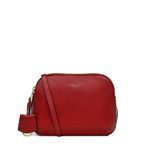 RADLEY London Womens Dukes Place Medium Leather Multi Compartment Zip Top Crossbody Camera Bag Poinsettia Red
