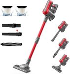 Akitas V10 30v 450W Cordless Vacuum Cleaner Upright Handheld Stick Lightweight Brushless Digital Control (BLDC) Motor Rechargeable Lithium Battery Good For Carpet, Pet Hair