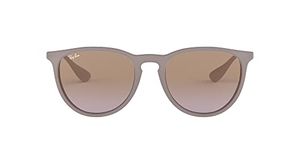 Ray-Ban Women's Rb4171 Sunglasses, Brown Rubber (600068), 54 mm UK