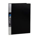 Itoya Original Art ProFolio 13x19 Black Photo Album Book with 48 Pages - Protective Binder with Plastic Sleeves