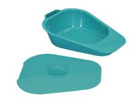 HOMECRAFT Selina Slipper Bed Pan, Commode Pan for Elderly, Handicapped and Disabled, Lightweight Teal Colour