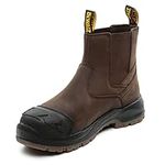 DEWALT East Haven Leather Safety Dealer Boot - Water Resistant Safety Work Boots (uk_footwear_size_system, adult, men, numeric, medium, numeric_9)