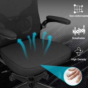 naspaluro Office Chair – Ergonomic Mesh, Black