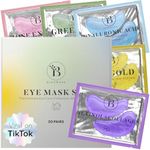 BLOOMORA Variety Under Eye Patches (30 Pairs) | Under Eye Mask for Appearance of Dark Circles | Eye Patches for Puffy Eyes Smoothing | Eye Masks