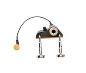 KNA VV-3V Portable Piezo Violin/Viola Pickup With Volume Control - Ebony