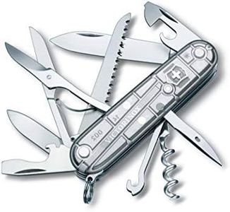 Victorinox Huntsman Swiss Army Knife, Medium, Multi Tool, Camping Knife, 15 Functions, Large Blade, Bottle Opener