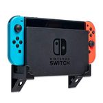 P3D-Lab Wall Mount for Nintendo Switch Dock, Switch Wall Bracket Black: A Perferctly Sized, Strong, & Secure Home for Your Console - 3 Years Warranty - Made in UK