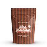 Cosmix My Happy Gut Hot Chocolate | For Improved Digestion & Overall Gut Health | Zero Refined Sugar, No Preservatives | Vegan | Just add water & Enjoy | 200 gm - Makes upto 14 Cups