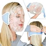 Face Ice Pack - Reusable Gel Face Masks for Cooling migraine Relief, Sinus Pain, depuffing Eyes and Cold Headache Relief. Facial Mask Covers Full Face (by Medcosa)