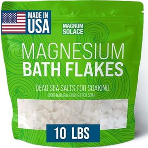 Dead Sea Salt – Dead Sea Salts for Soaking – Magnesium Flakes for Bath Salt – Bath Salts for Women Relaxing