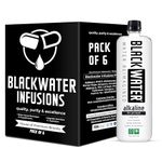 BLACKWATER Alkaline Water, 8+ pH Level, with Magnesium and Trace Minerals. ALKALINE 700ML (Pack Of 6)