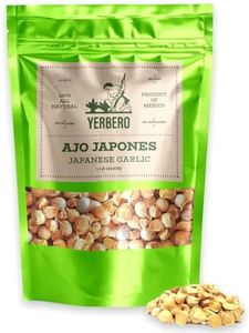 Yerbero - Japanese Garlic | Ajo Japones ( Allium sativum ) 400+ Garlic Cloves | 1 LB (455gr) | Premium Quality, Stand Alone Resealable Bag Keeps Garlic Always Fresh! Crafted By Nature100% All Natural Big Size Garlic Cloves