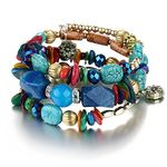 Shining Diva Fashion Jewelry Blue Stone Stylish Bracelet for Women & Girls(rrsd9236b)