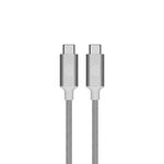 Griffin GP-041-SLV 6 ft USB C to USB C Premium Charge/Sync Cable - Silver