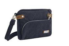 Travelon Anti-Theft Heritage Cross Body Travel Totes, Indigo