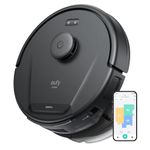 eufy L60 Hybrid Robot Vacuum Cleaner with Mop, Ultra Strong 5,000 Pa Suction to Remove Hair, Dust, iPath Laser Navigation, For Deep Floor Cleaning, Ideal for Hard Floors