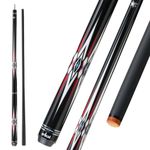 CRICAL Carbon Fiber Pool Cue Stick CXD Series Professional Pool Sticks for Adults Low Deflection Pool Cue Billiard Cues with 12.5mm Tip (Precise, Easy to Control, Pro Taper)