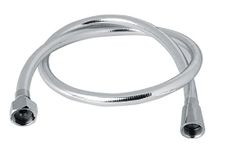 SHRUTI Shower Tube Full Silver (Pipe For Hand Faucet In Toilet & Bathroom) 3 Meter Pack Of 2 Piece (1168 Full Cp)