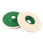 Polishing Pad,Felt Buffing Wheel Pads Disc for 4 Inch Angle Grinder,Wool Polishing Wheel (Size 4 inch,Multicolour) Pack of - 5