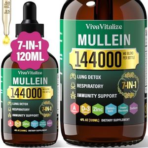 Mullein Drops For Lungs, 144000mg