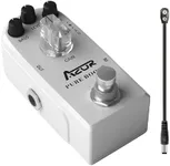 AZOR Pure Boost Guitar Effect Pedal Micro Clean Boost Pedal with Guitar Pedal Power Cable,9V Battery Clip Converter Power Cable