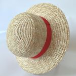 Luffy Cosplay Hat - Performance Costume Headwear for Men, Women, Kids (Light Yellow Summer Straw Hat)