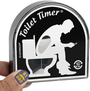 Katamco The Original Toilet Timer (Classic), As Seen on Shark Tank. Funny for Dad, Husband, Son, Boyfriend, Men.