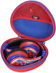 FBLFOBELI Hard Case for JLab Studio/for Beats Studio Pro/for Beats Solo3 Wireless On-Ear Headphones, Also fits for eKids Spiderman Kids Headphones, Protective Shockproof Storage Holder (Red+Blue)